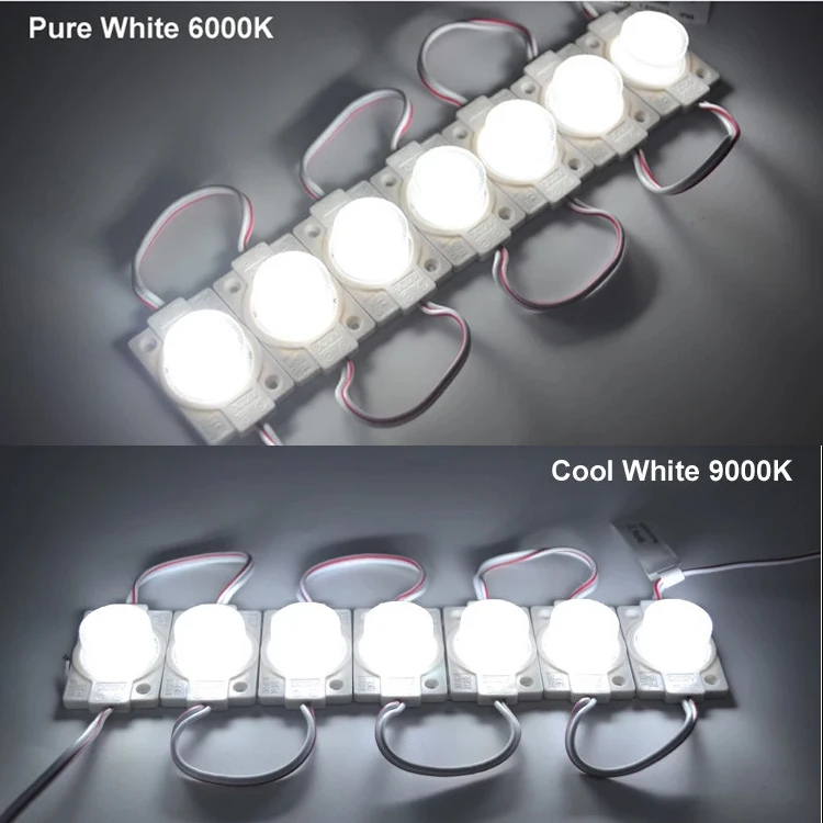 12V 1.5W SMD 3030 High Power outdoor double side illumination light box led module with Lens