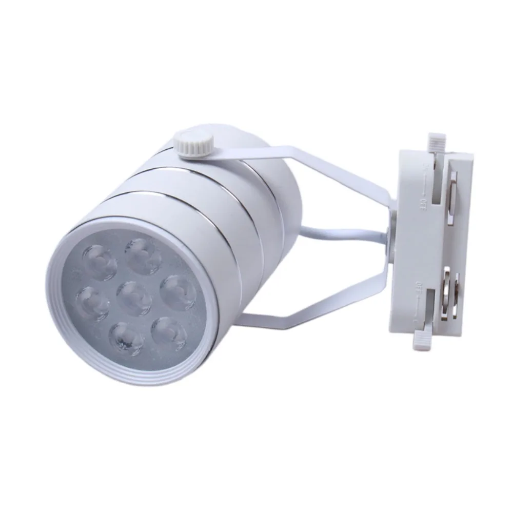White Black Ceiling Spotlight Led Track Lamp with SMD Chip for Commercial Lighting 5W 12W 18W