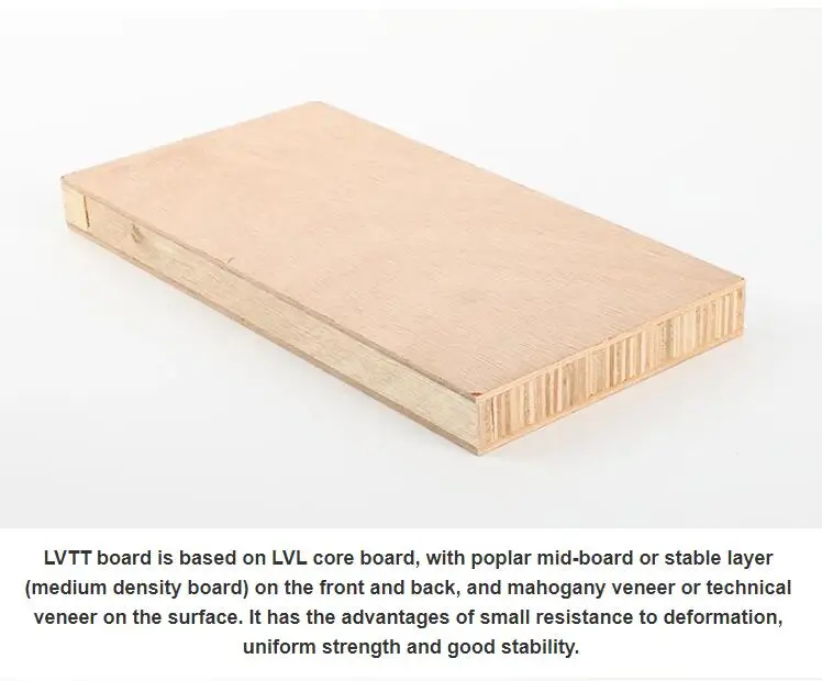 High Quality LVTT Commercial Plywood Board 18mm Veneer Boards for Cabinet Door Modern Design for Decoration Affordable