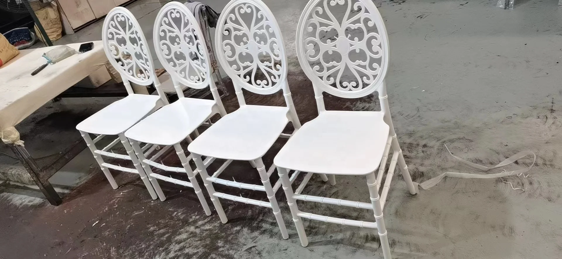 2024 New Resin Wedding Event Rental Banquet Dining Luxury Royal Napoleon Chair