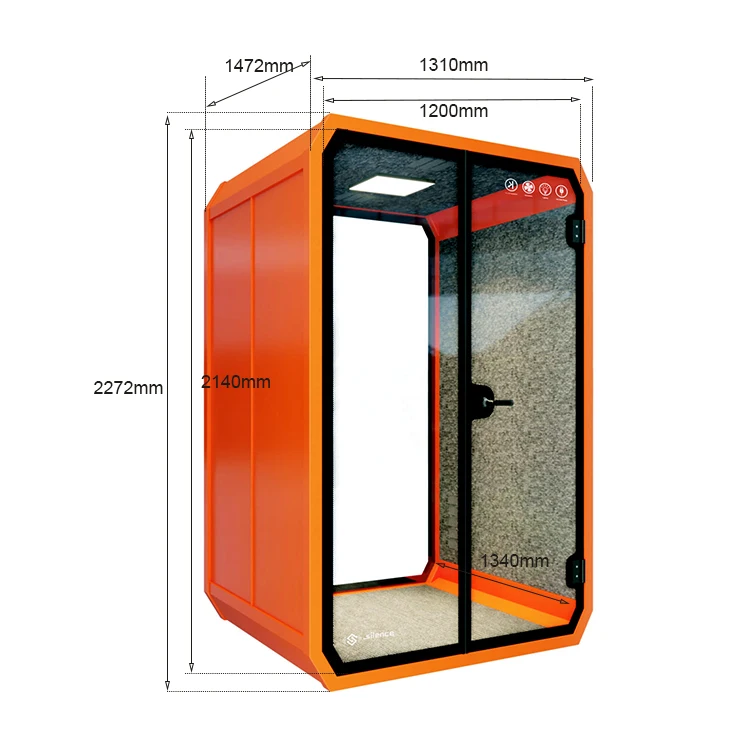 Movable Meeting Soundproof Booth Acoustic Private Office Meeting Pod Phone Booth Office Working Studio Sound Booth
