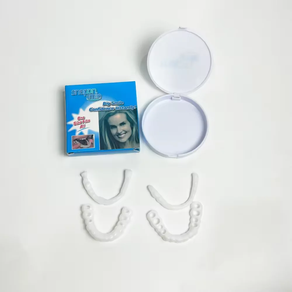 Wholesale Low Price Customized Logo Full Cover False Teeth Perfect Smile Veneers Upper and Lower Comfort Fit Flex Denture Braces