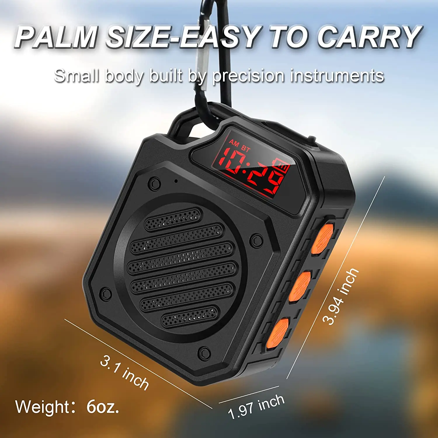 Portable Outdoor New Waterproof IPX7 Wireless Speaker Sport Bluetooths LED Speaker