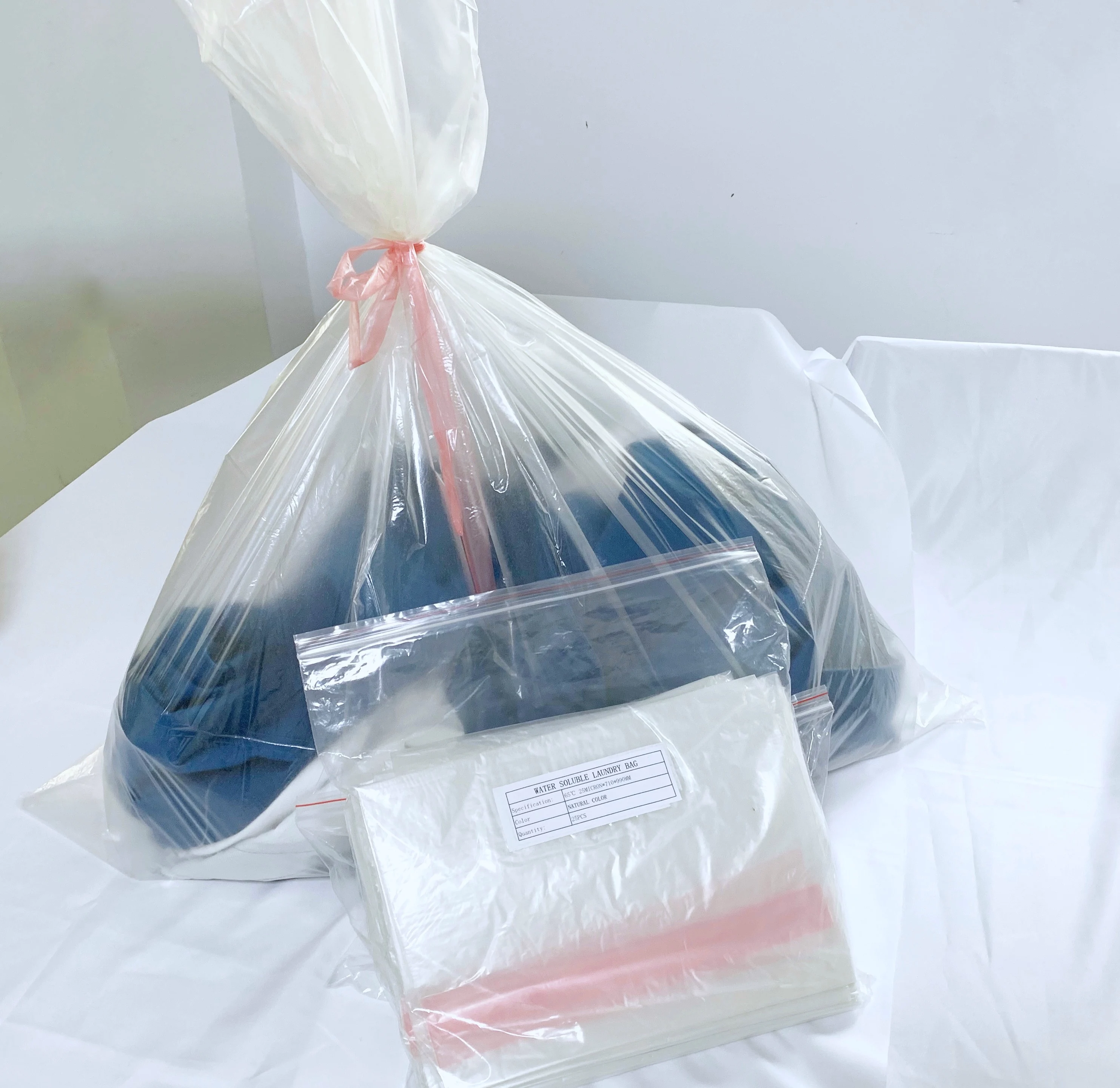 Экологические противоинфекционные мешочки хорошего качества для больниц/отелей, водорастворимый медицинский мешок