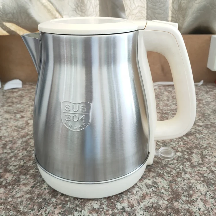 New design fashion 1.8 liter stainless steel water kettle electric kettle home appliance factory wholesale price