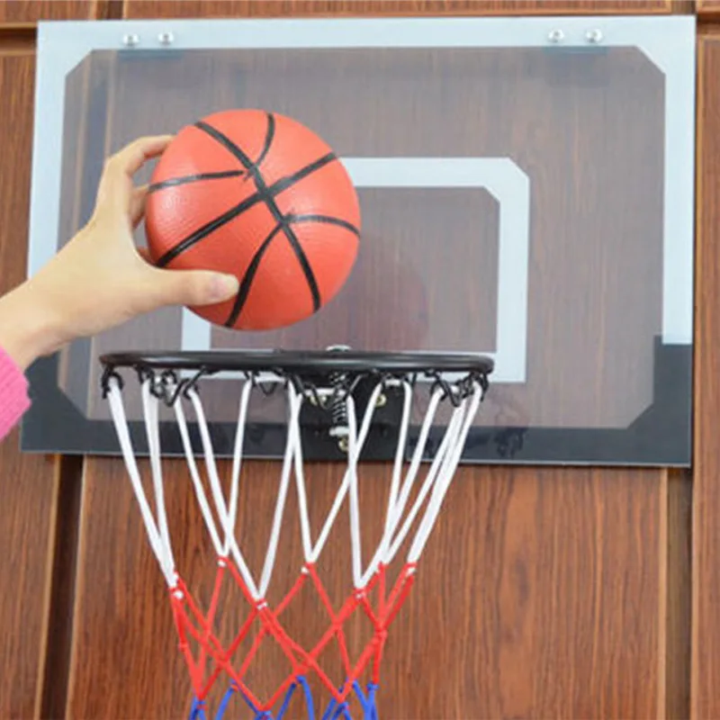 Transparent Wall Basketball Board Children Basketball Rack Easy to Install Small Basket