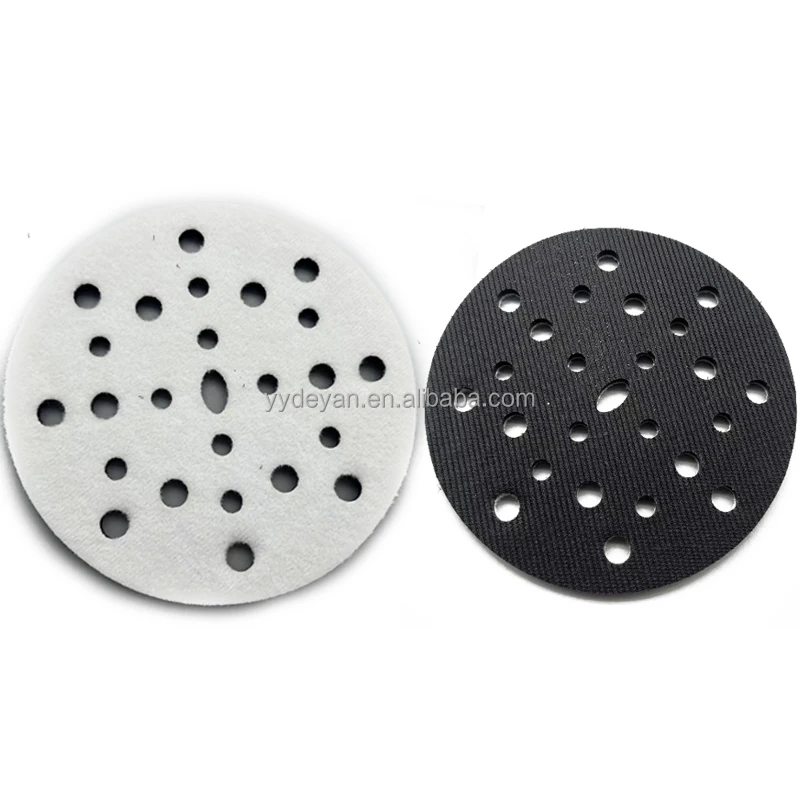 Factory 6 inch 150 mm 10 mm 5 mm 3 mm hook  interface pad and saver pad sanding disc