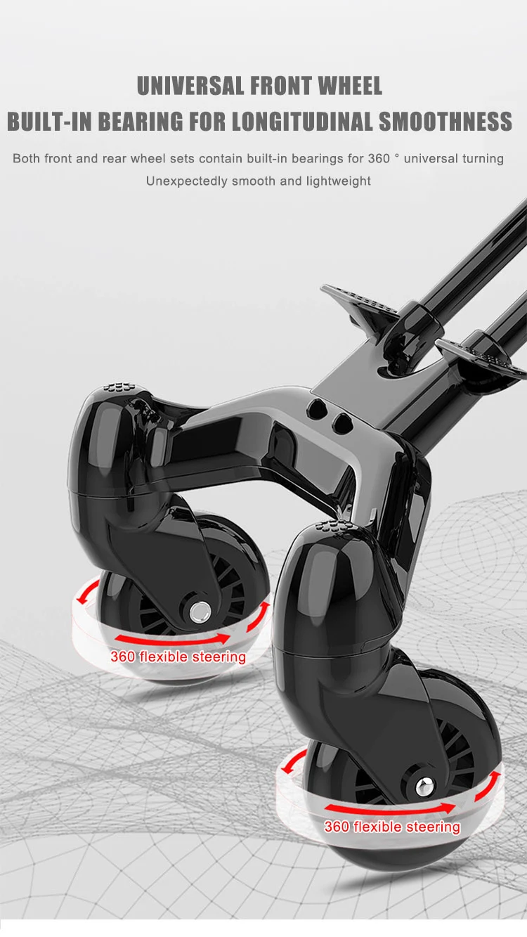 New Design 4 wheels lightweight pram doll travel system strollers carriages 3 in 1 baby stroller