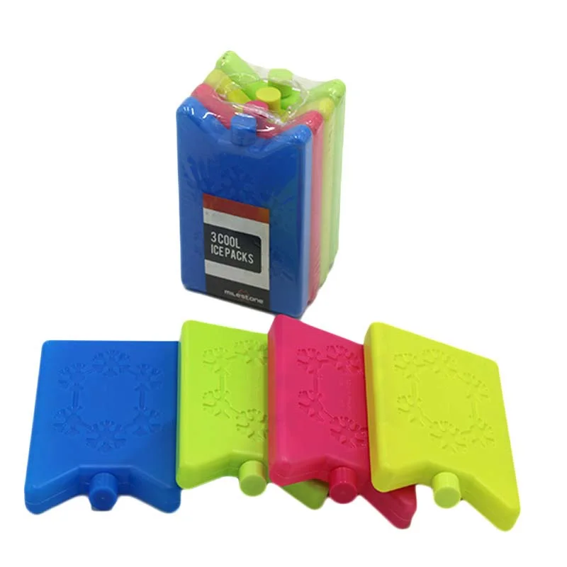 cool plate freezer ice box Low Degree Centigrade Hdpe Material Fresh Food Storage Slim Thin HDPE Cool Cooler Ice Brick Pack