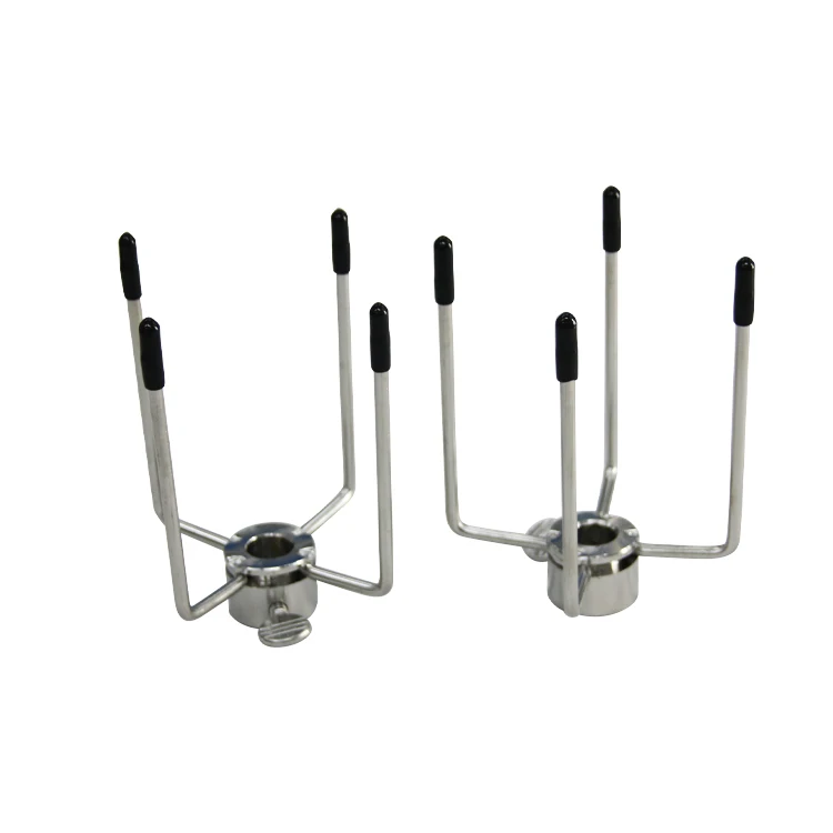 Stainless Steel Rotisserie Meat Forks Clamp Grill Meatpicks Barbecue Skewer With Locking Screw Quick Adjustments Bbq Tools