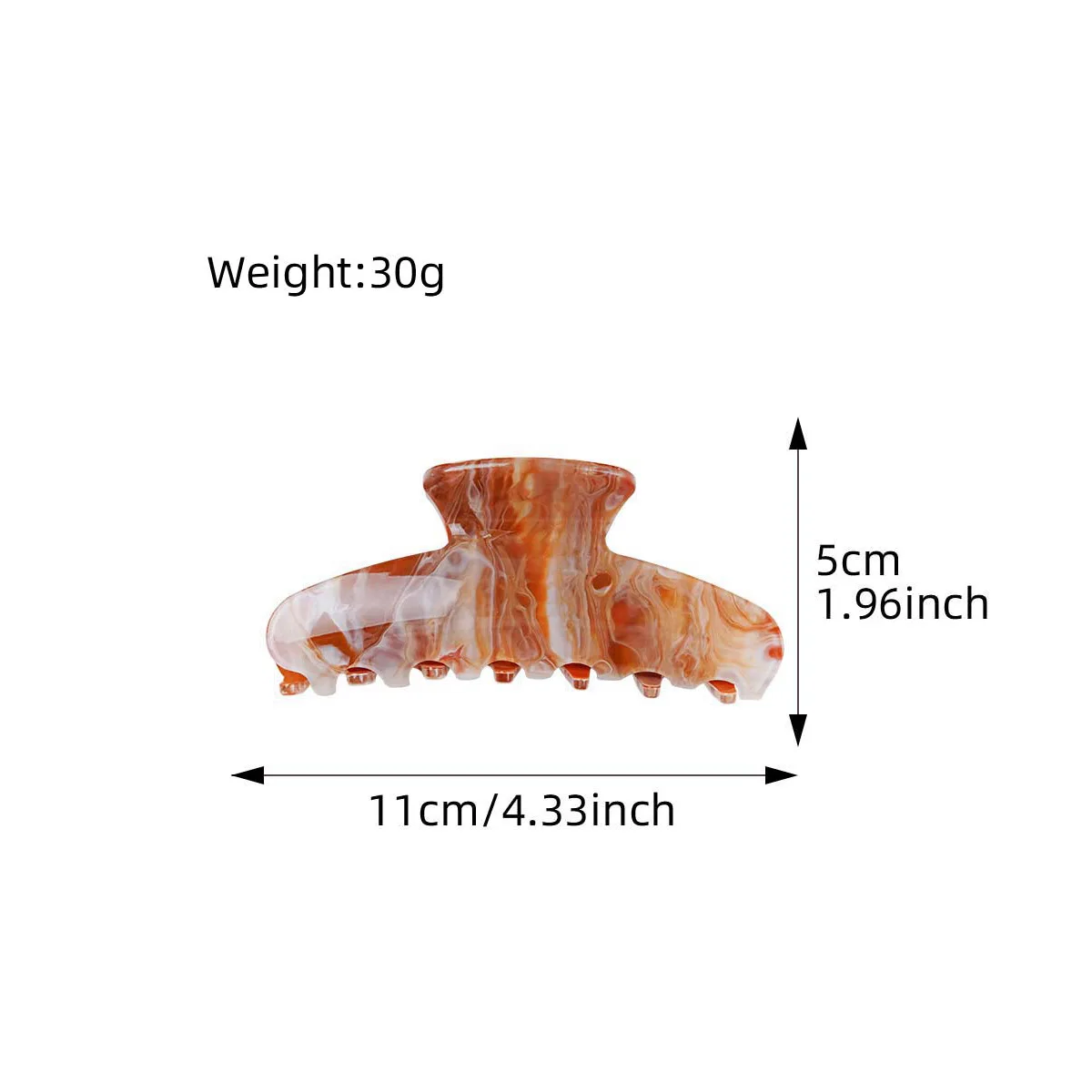 Hair Claw Clips Marble Wholesale Mix Hair Claw with Good Price Resin Hair Claw