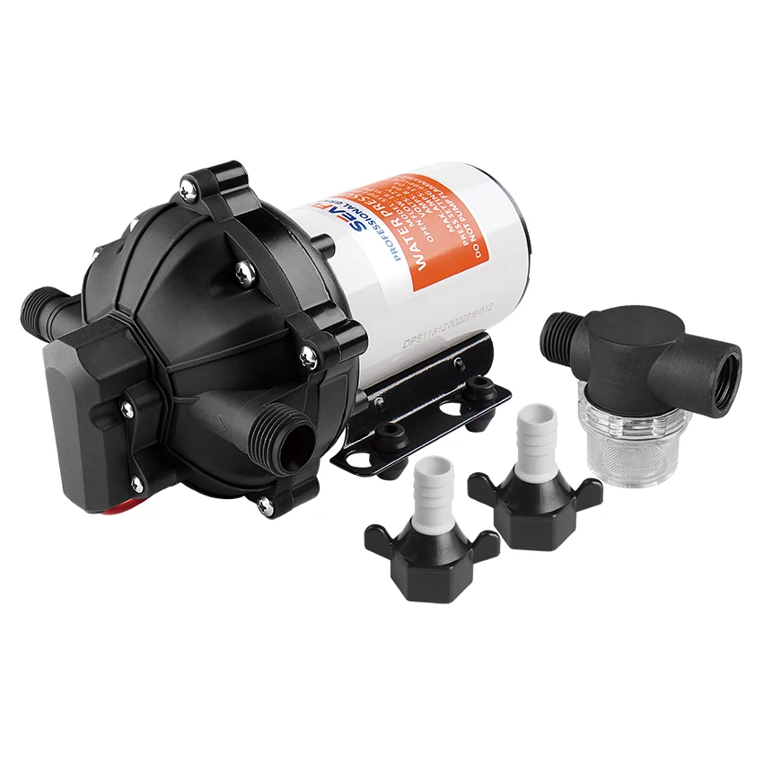  SEAFLO 12 вольт DC 19LPM 60PSI мембранный Водяной мини-насос высокого