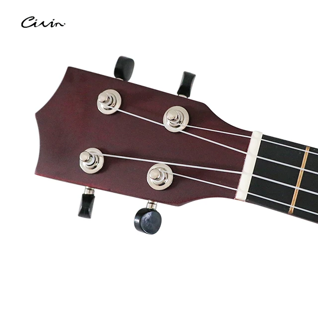 Custom 23' 24' Basswood Wooden Mini Guitar Ukulele Kit For Kid Birthday Gift