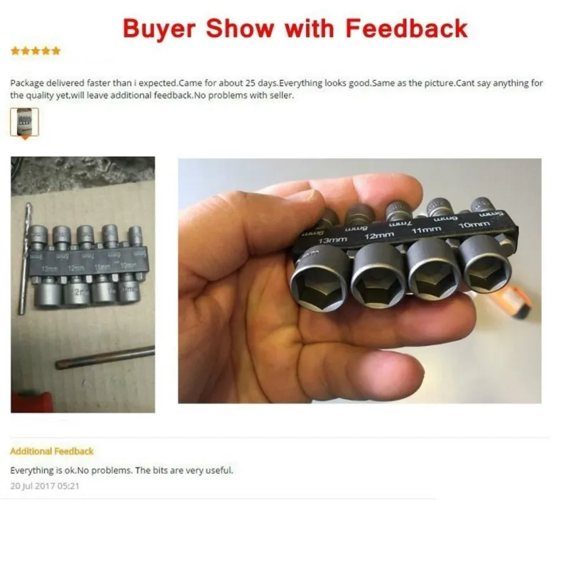 1pc/5pc/6pc/8pc/9pc/14pc  Sleeve Nozzles Nut Driver Set Drill Bit Adapter Electric Screwdriver Socket Hexagon Socket