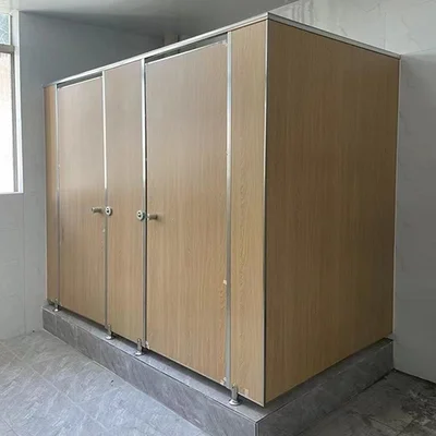 Customized HPL toilet/shower partition  toilet cubicles system office building toilet partition for bathroom washroom