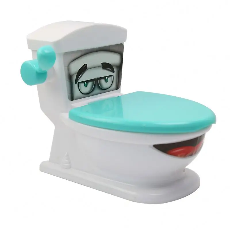 Best-selling  strange trick toilet game parent-child interactive board game projectile poop spoof toy