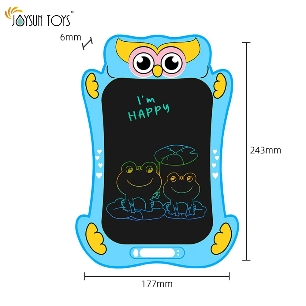 9 Inch kids animal lcd write electronic writing board digital writing  Drawing Board for kids children Painting LED Board