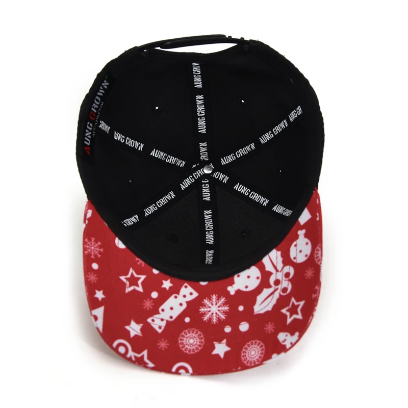 Manufacturers outdoor custom 3D embroidered print brim sports baseball baby christmas hats cap