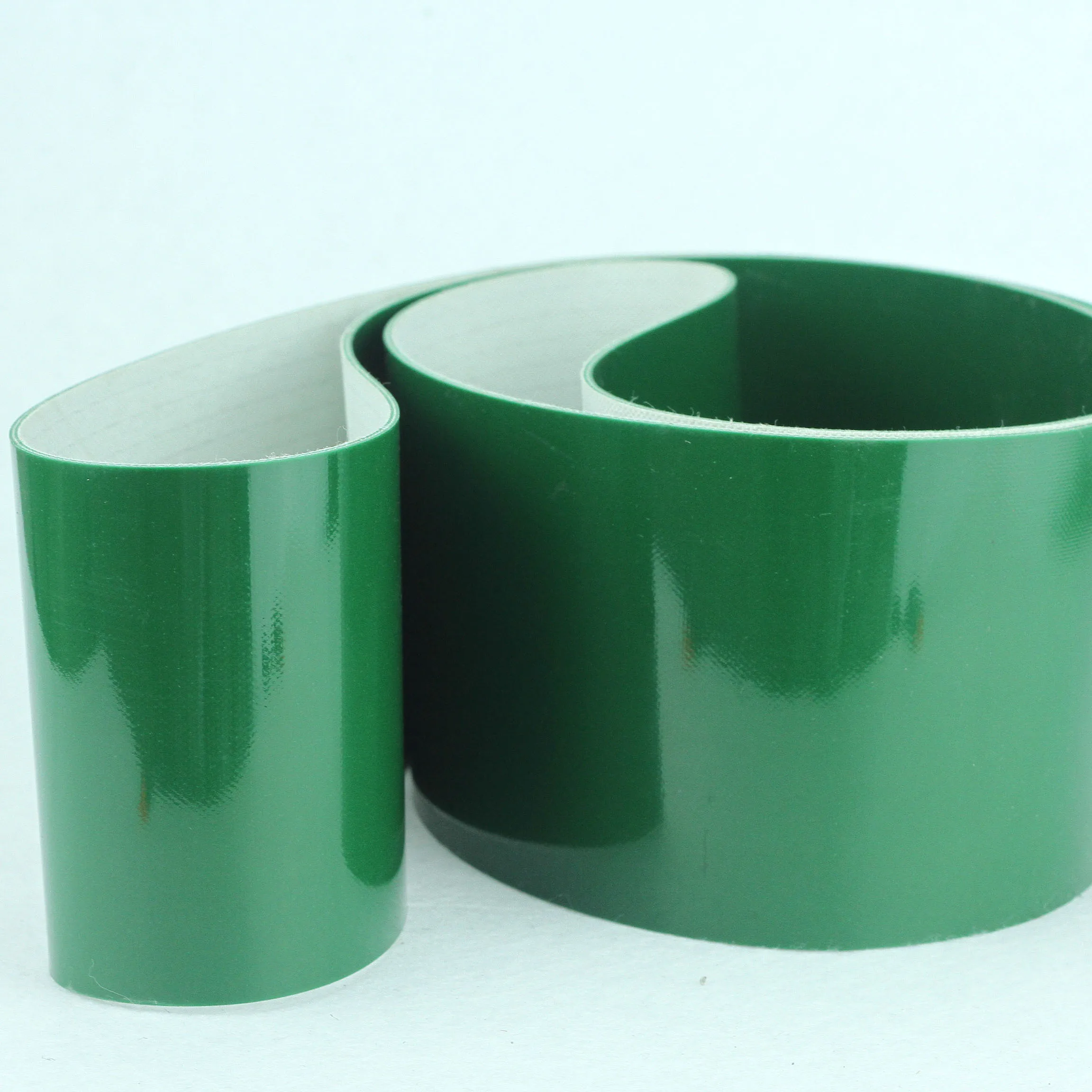 Customized 8 - 10 mm thickness flat industrial pvc  conveyor belt