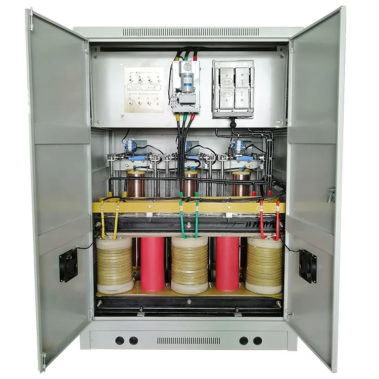 Медный SBW-F-250KVA трехфазный с отдельными правилами полный AC Авто Компенсация специально регулятор напряжения генератора AVR