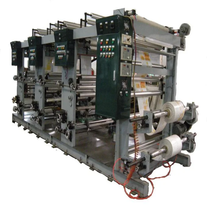 
Chinese plastic bag multicolor logo gravure printing machine 
