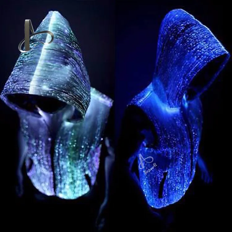 DIY LED Lighting Clothing Fiber Optic Fabric Hoodies for Wedding or Party Ball
