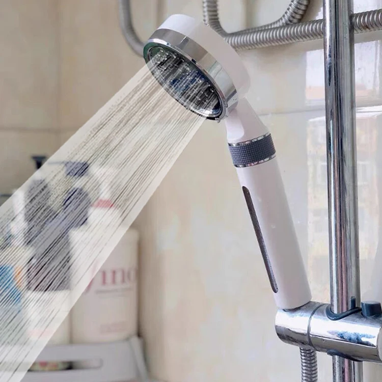 Роскошная ручная насадка для душа высокого давления из полипропилена и хлопка