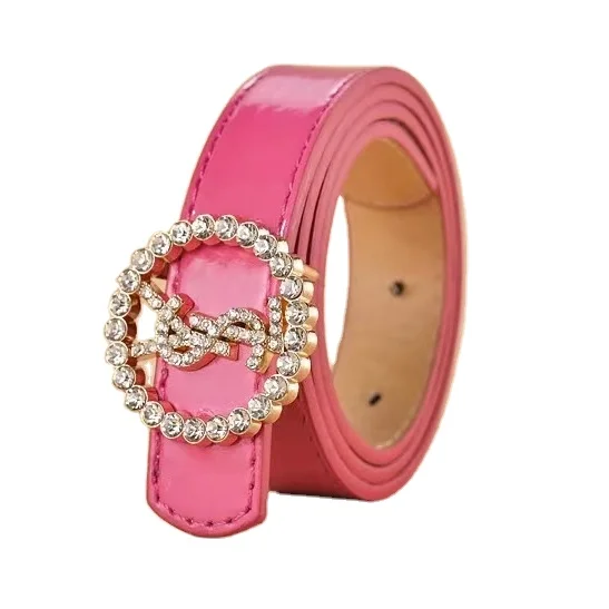 80 см для маленьких детей роскошные ремни с модным буквенным принтом и От 2 до 8 лет детская дизайнерская ремни