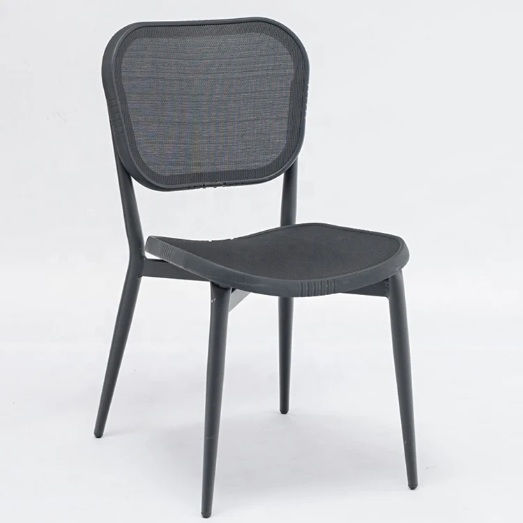 Factory Outdoor French Cafe Restaurant Square Aluminum Garden Bistro Table And Chairs