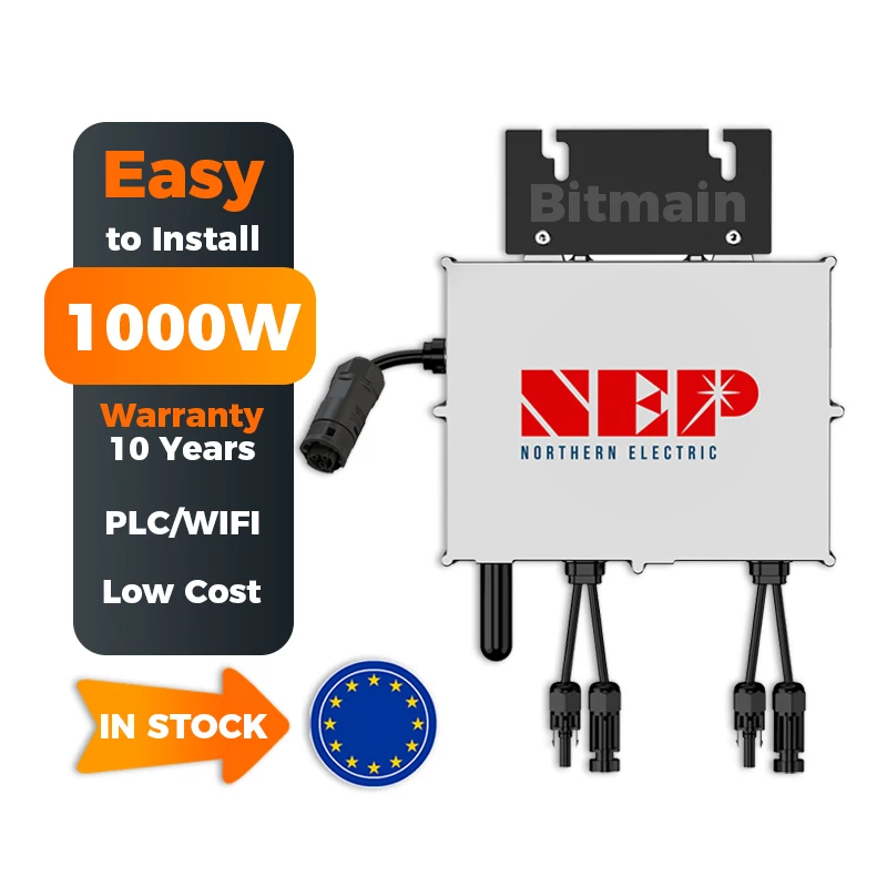 Eu Warehouse in stock Northern Electric Power Nep Solar Micro Inverter Bdm 1000 1000w Microinverte