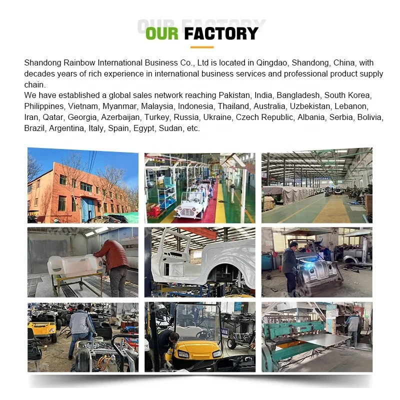 E Moke Electric Vehicle Tour Car Electric Sightseeing Vehicle 72v Lead Acid Battery Custom 4 Seats Electric Golf Carts
