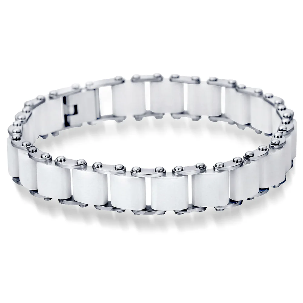 Boutique high quality ceramic bracelet jewelry Stainless steel tungsten steel space ceramic bracelet