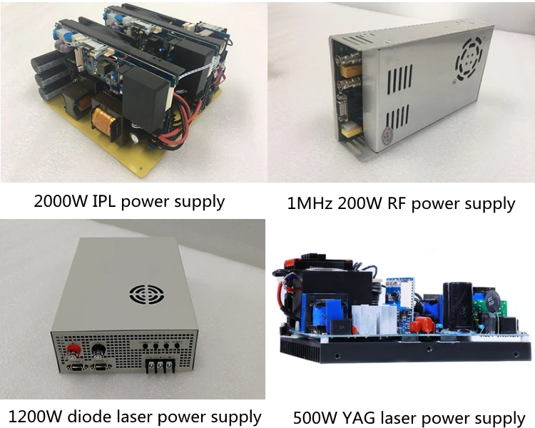 4H Laser multifunction beauty device Diode 808 + DPL + Rf + Nd Yag Lasertell factory direct design OEM&ODM laser equipment