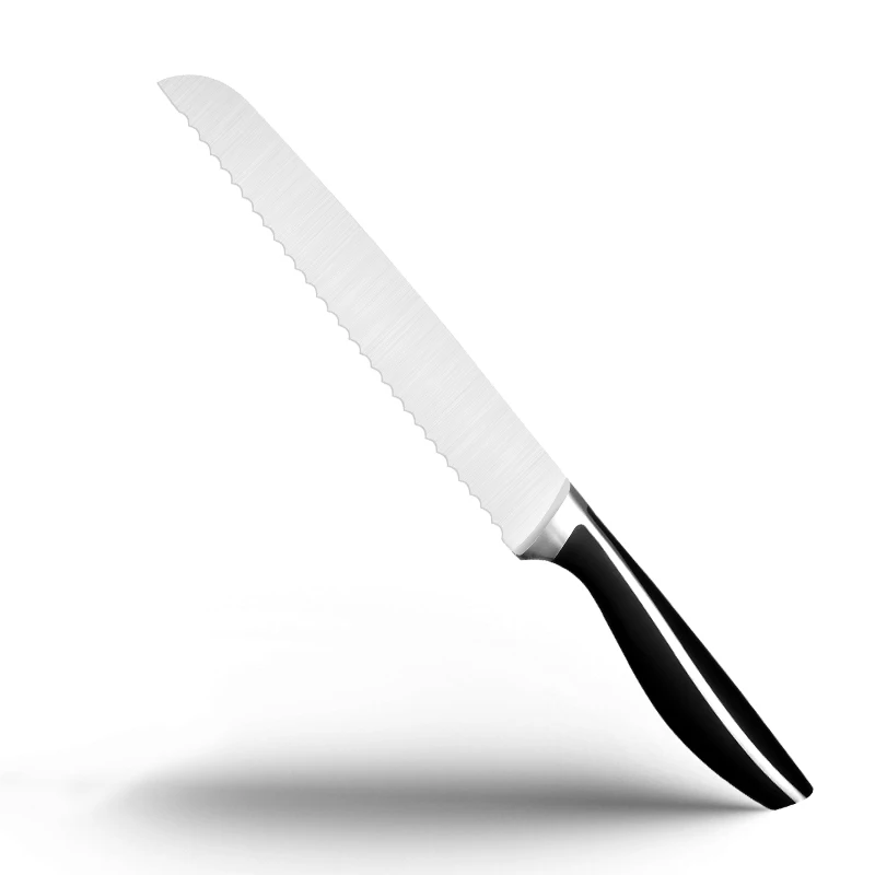 
Konoll 8 inch Stainless Steel Kitchen Bread Knife With Serrated 