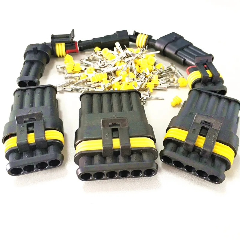 factory 1P 2P 3P 4P 5P 6P car connector amp 1.5 series sealed automotive connector 282088-1