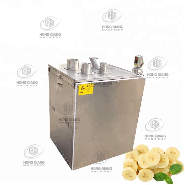 Hongqiang Full automatic continuous potato chips burger namkeen conveyor belt frying machine for food factory