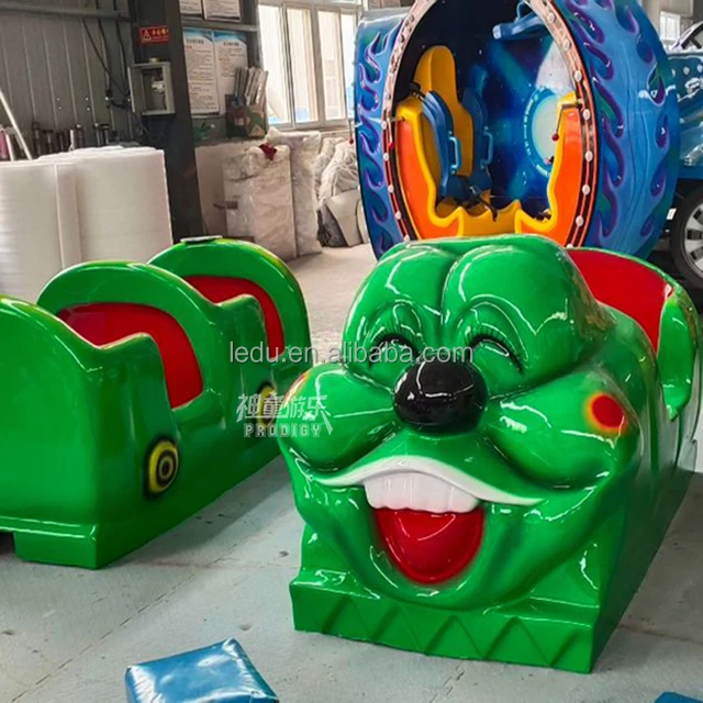 Direct factory amusement park caterpillar track train wacky worm mini roller coaster for sale