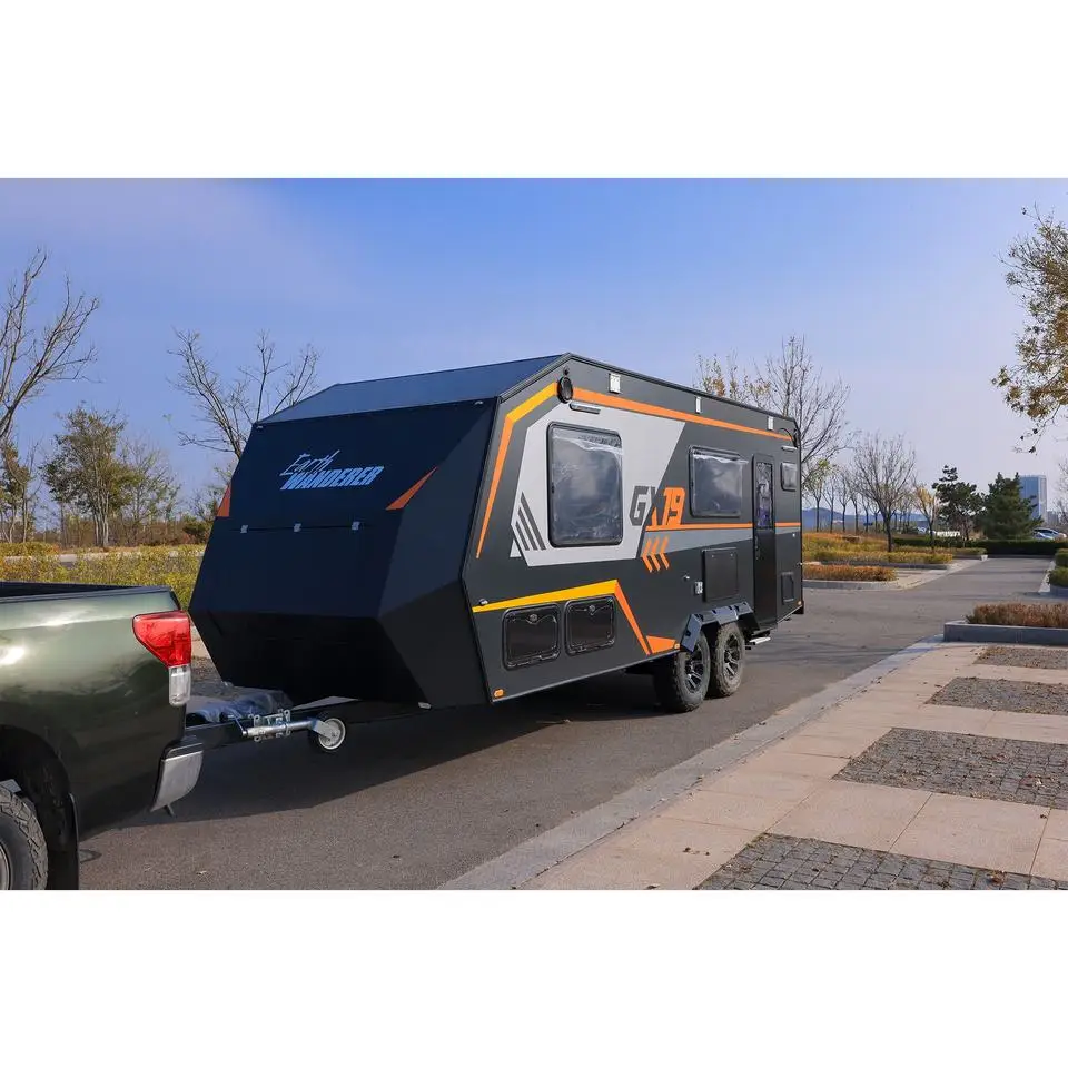Quality hybrid off road caravan Australian standards caravan travel trailer caravans off-road camper trailer for long journey
