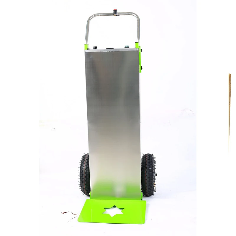 lithium battery electric stair climbing hand truck / hand trolly  support frame design  easy up and down stairs electric+trolley