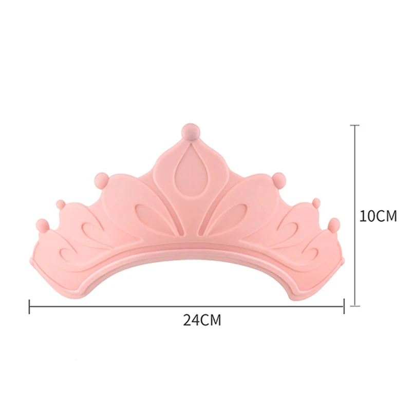 Custom logo Visor Caps Hat For Baby Wash Hair Safe Shampoo Shower Bathing Bath Protect Soft Cap Adjustable Baby shower caps