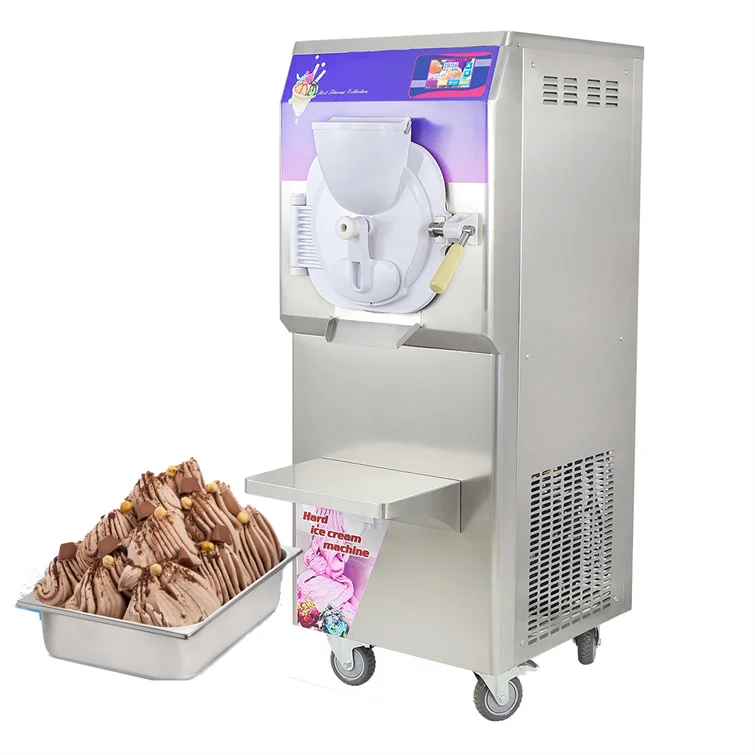 Commercial hard ice cream maker on sale mixer real fruit blending making fully automatic hard ice cream machine south africa
