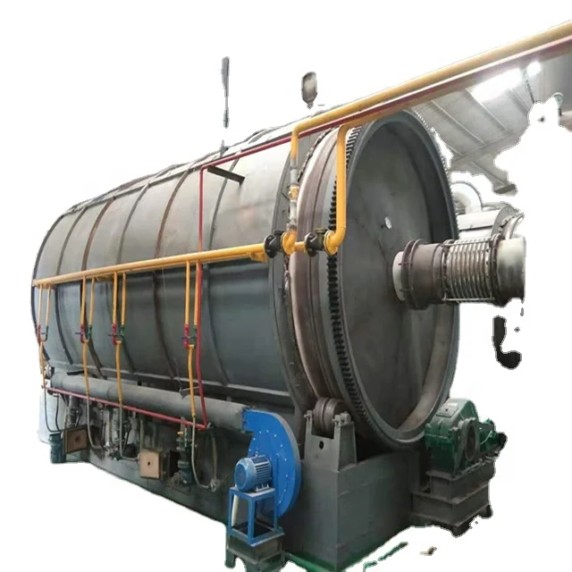 
Q345r steel manufacturing 20Tons continuous rubber pyrolysis plant in longer running time 