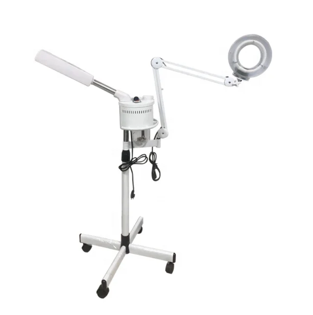 2 in 1 Face Steamer with Stronger Steam and 3X Magnifying Lamp Design for Beauty Salon Facial Steamer with Magnifying Lamp