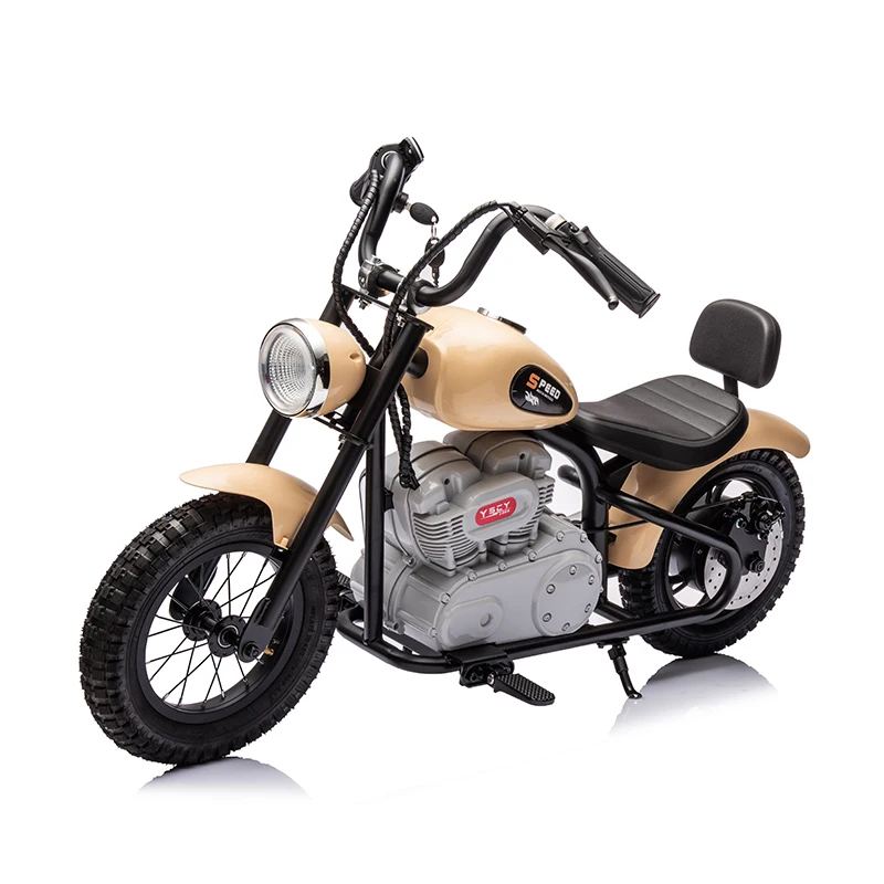 Popular cool boy 2 wheels kids electric bike 24V kids electric motorcycle 36V 350W brushless motor electric motorcycle for kids