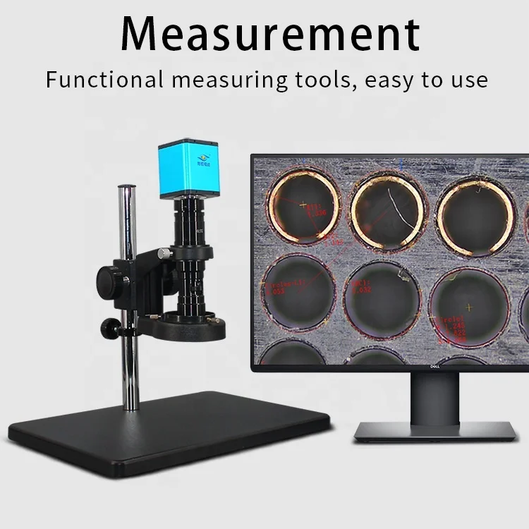 BOSHIDA  boom arm stand Auto focus digital video microscope  for electronics checking and industry inspection