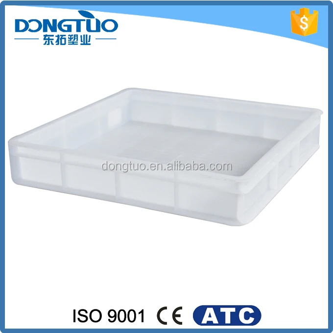 Hot design plastic container/bin stack plastic tray for fruits and vegetables