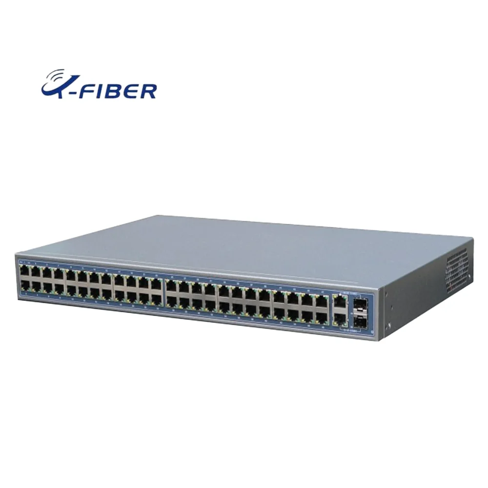48-port L2 access switch Enterprise access equipment Gigabit network monitoring switch