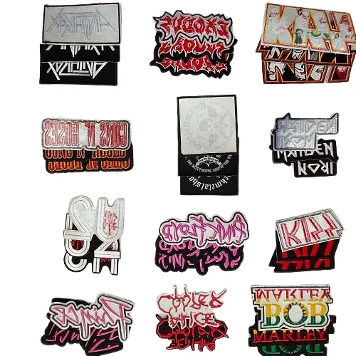 Great Adorable Custom Logo Patches Embroidered Iron on Woven Patch Sew on Badge for Caps