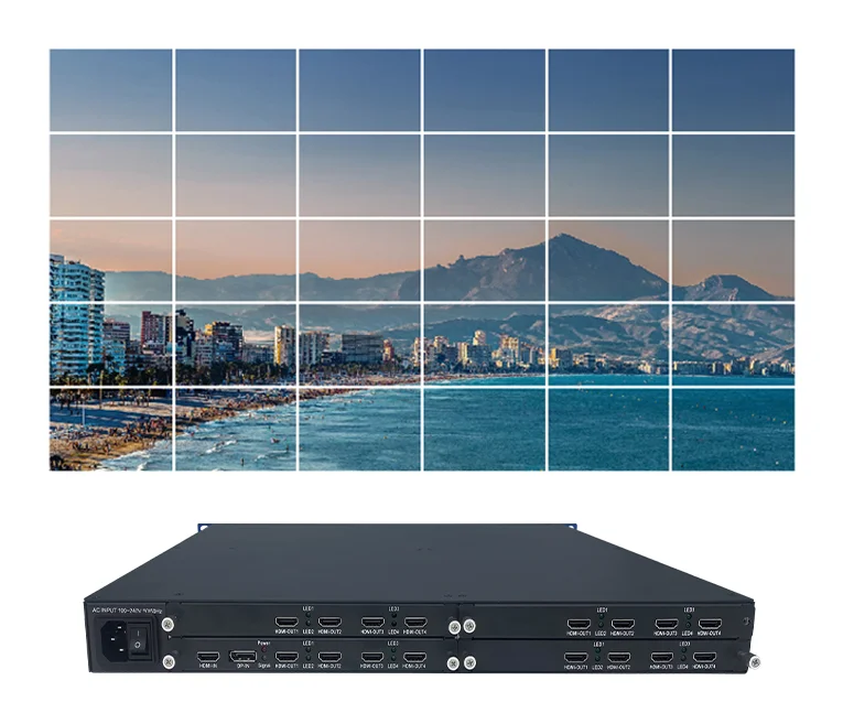 Factory direct sales video wall processor 4x4 3x3 4k hdmi video wall controller processor