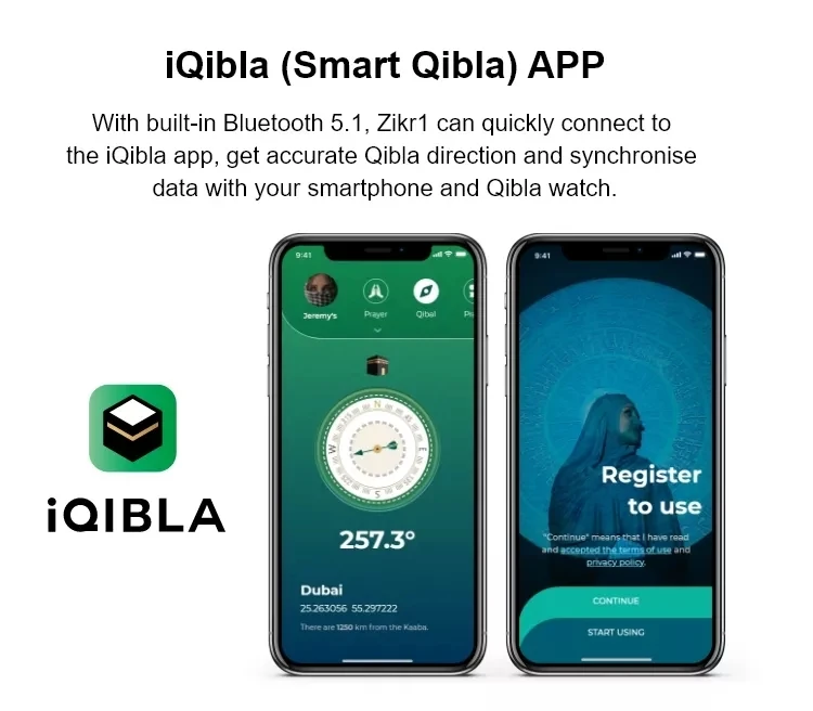 Iqibla Electronic Tasbih tasbeh Digital Smart Zikir Ring Finger Muslim Tally Counter prayer rings Zikr Ring Tasbihat